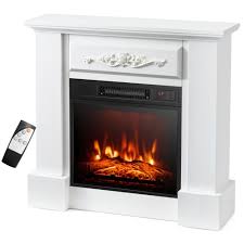 Costway 32 Electric Fireplace Mantel