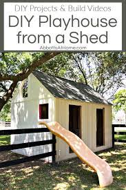 Build A Kids Playhouse From A Shed