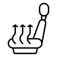 Seat Coolant Icon Outline Vector Water