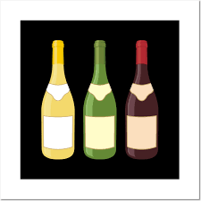 Wine Bottles Icon Set Wine Bottles