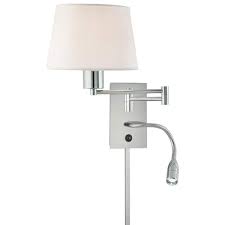 Reading Room 1 Light Chrome Wall Sconce