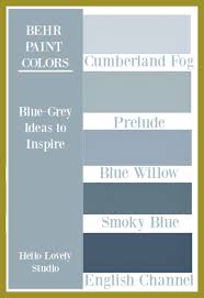 6 Gorgeous Light Blue Grey Paint Colors