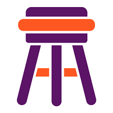 Stool Stand Generic Color Fill Icon