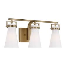Satin Brass Bathroom Vanity Light