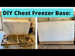 Diy Moveable Base For Chest Freezer