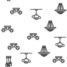 Lighting Pattern Vector Art Icons And