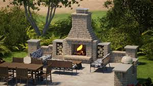 Easy Outdoor Living Patio Layout For