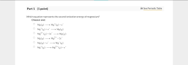 W See Periodic Table Which Equation