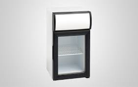 Small Table Top Fridge Glass Door For