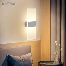 Led Acrylic Wall Light Modern Indoor