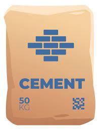 Cement Bag Icon Cartoon Paper Pack