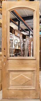 Arched Half Glass One Panel Door Dead