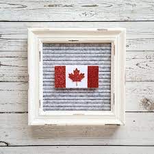 Canadian Flag Letter Board Icon Canada
