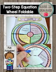 Two Step Equations Foldable Two Step