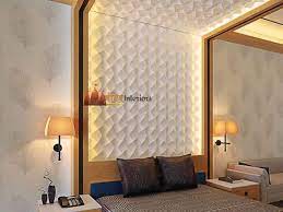 Corian 3d Wall Panels Mandir Interiors