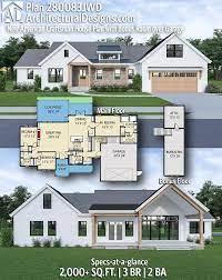 New American Craftsman House Plan With
