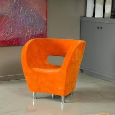 Noble House Modern Orange Accent Chair