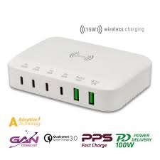 7in1 Gan Charging Station 100w With