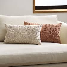 Corded Fl Pillow Cover 12x21 Baked Clay Feather Down Insert West Elm