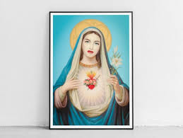 Prayer Unique Wall Art Madonna Gift