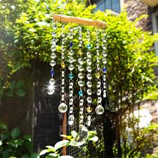 Wind Chime Pendant Crystal Glass