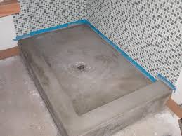 Walk In Shower On Concrete Floor
