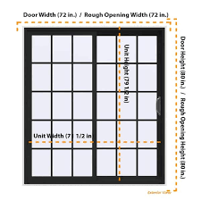 15 Lite Sliding Patio Door