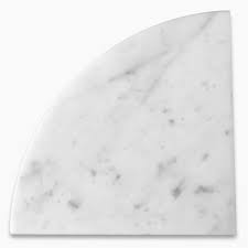 Carrara White Marble 9x9 Shower Corner