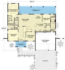 Mediterranean House Plan With Two