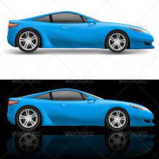 Blue Sport Car Red Sports Car Sports