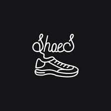 Shoes Logo Vector Icon Line Ilration
