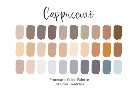 Procreate Color Palette Cappuccino