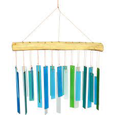Seaglass Driftwood Wind Chime