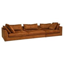 Brown Velvet Richard Seculational Sofa