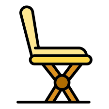 Garden Chair Icon Outline Vector