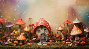 Tiny Fairy Houses Toadstool Mushrooms