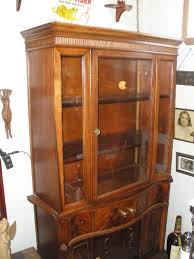 Antique Buffet Sideboard Two Piece