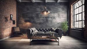 Black Leather Sofa Metal Accents