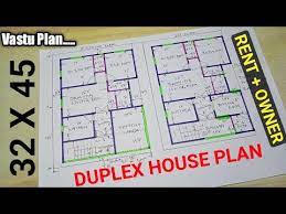32 X 45 Sqft Duplex House Plan