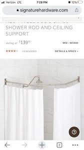 Half Circle Shower Curtain Rod