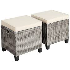 Gymax Wicker Outdoor Rattan Patio