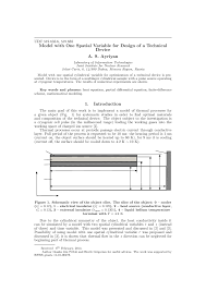 Model With One Spatial Variable For