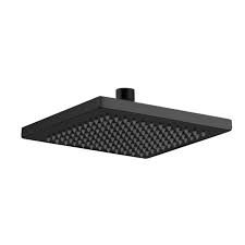 Square Shower Head In Matte Black