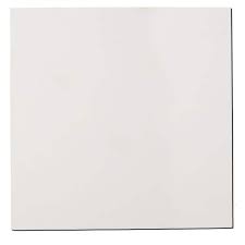 Paintable White Fabric Square 48 In X