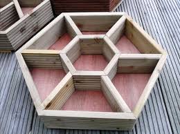 Honeycomb Planter Plan Wood Planter