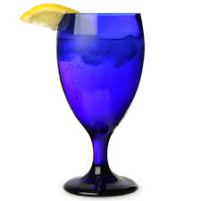 Libbey Cobalt Blue Iced Tea Glasses At