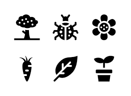 Vegetable Garden Icon Vector Art Icons
