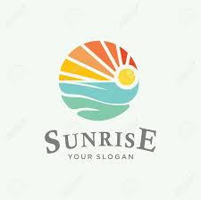 Sunset Beach Logo Landscape Design