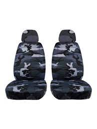 Camo Car Seat Covers W 2 Separate
