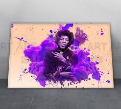 Jimi Hendrix Purple Haze Canvas Print